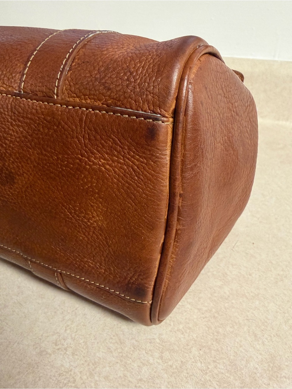Mulberry Small Bayswater Oak Pebble Leather Satchel - Picture 8 of 15